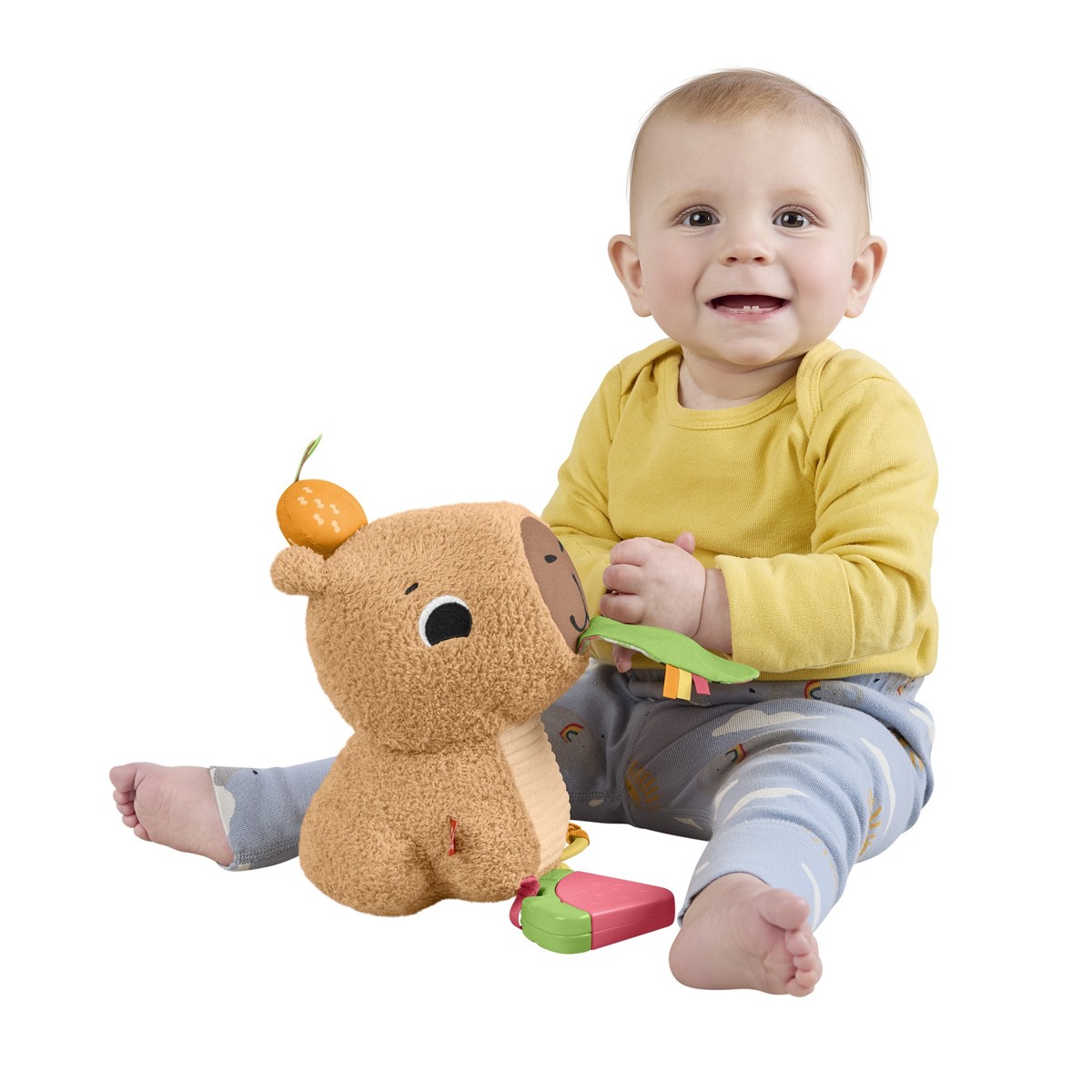 FISHER-PRICE SNUGGLY SNACKY CAPY, plišana igračka - Image 4