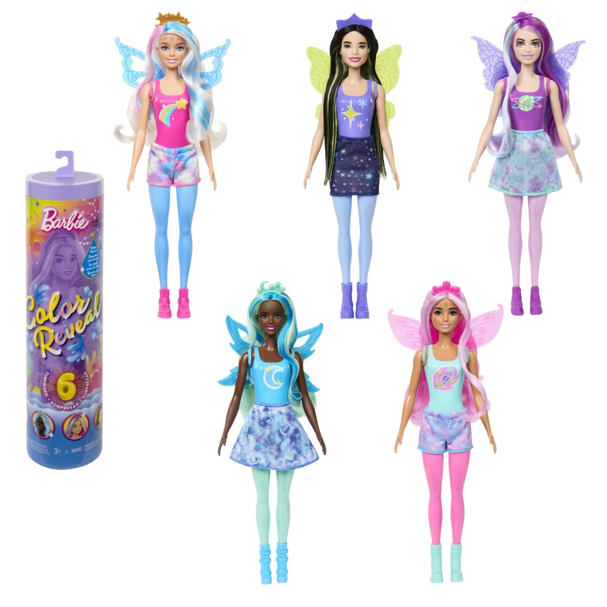 BARBIE Color Reveal, lutka, galaksija duge - Image 2