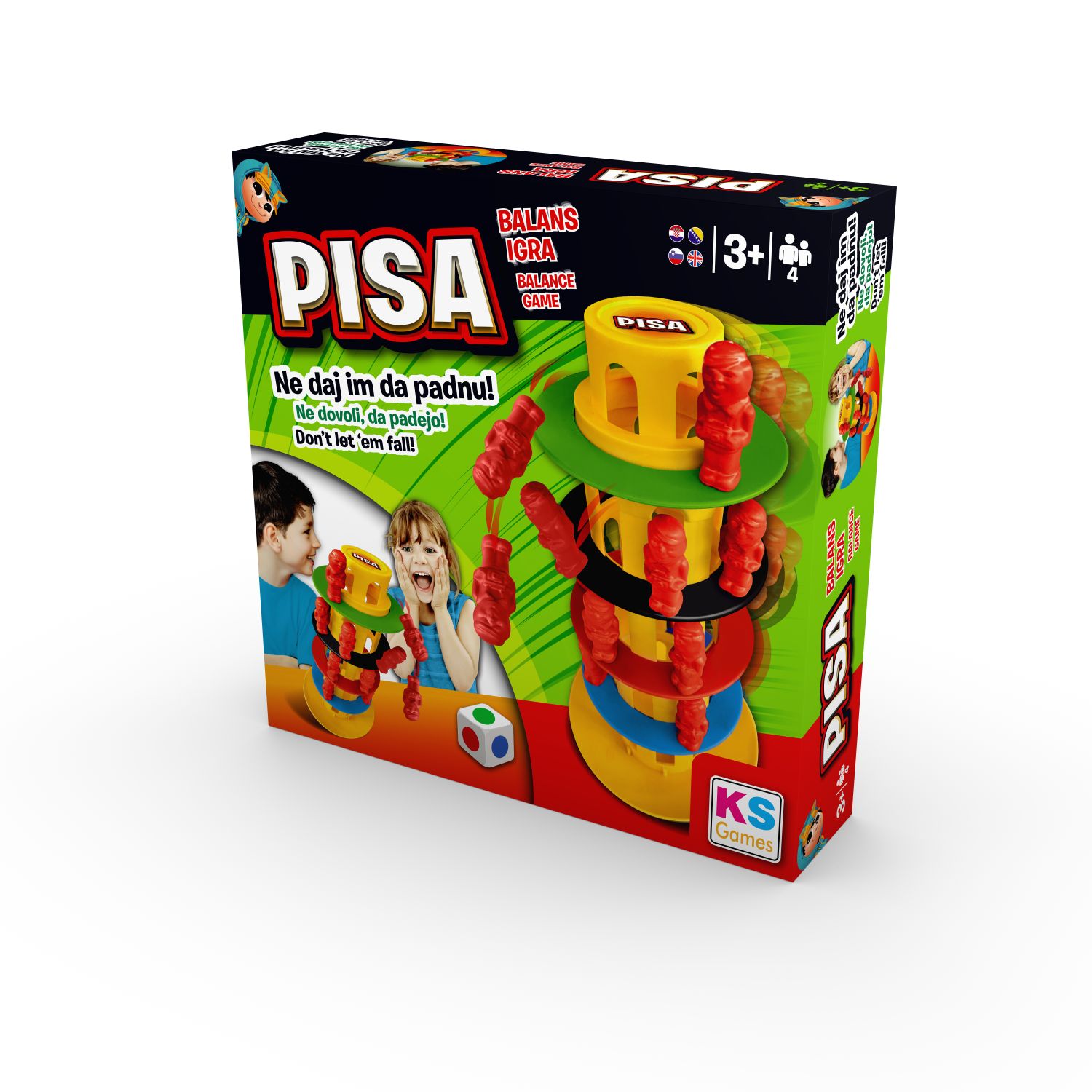DI Pisa - igra ravnoteže, društvena igra