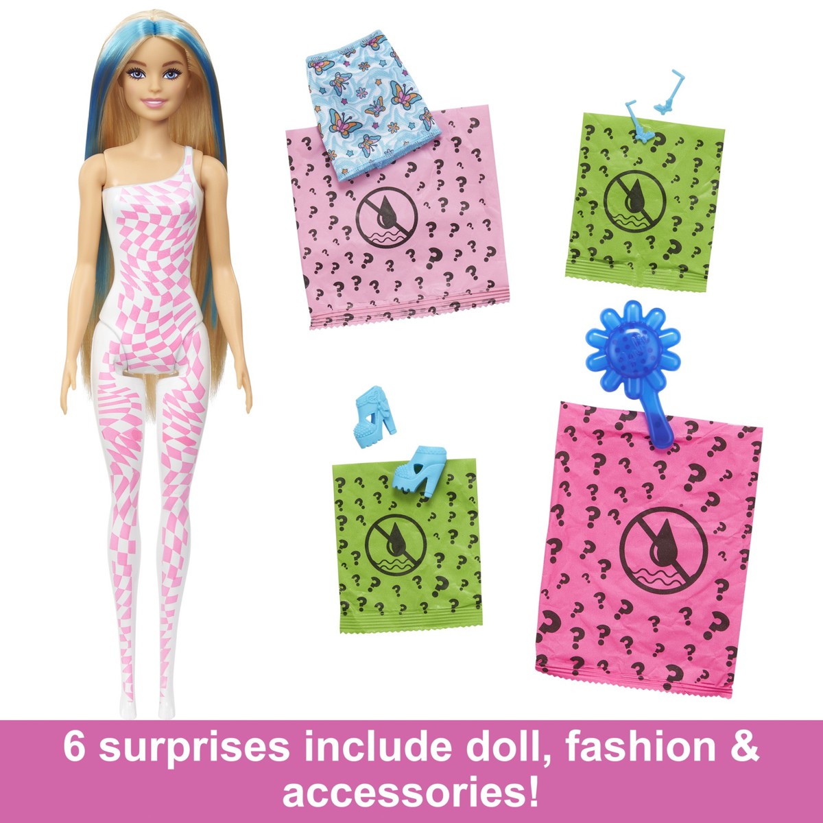 BARBIE Color Reveal Duga, lutka - Image 5