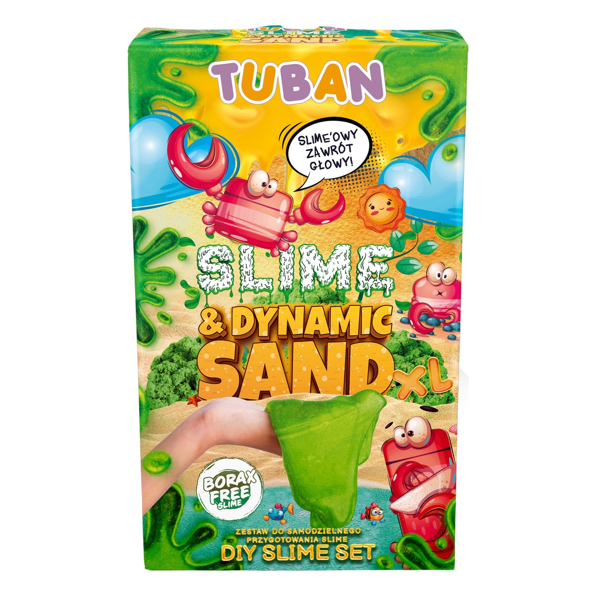 TUBAN, DIY set, slime i pijesak, XL
