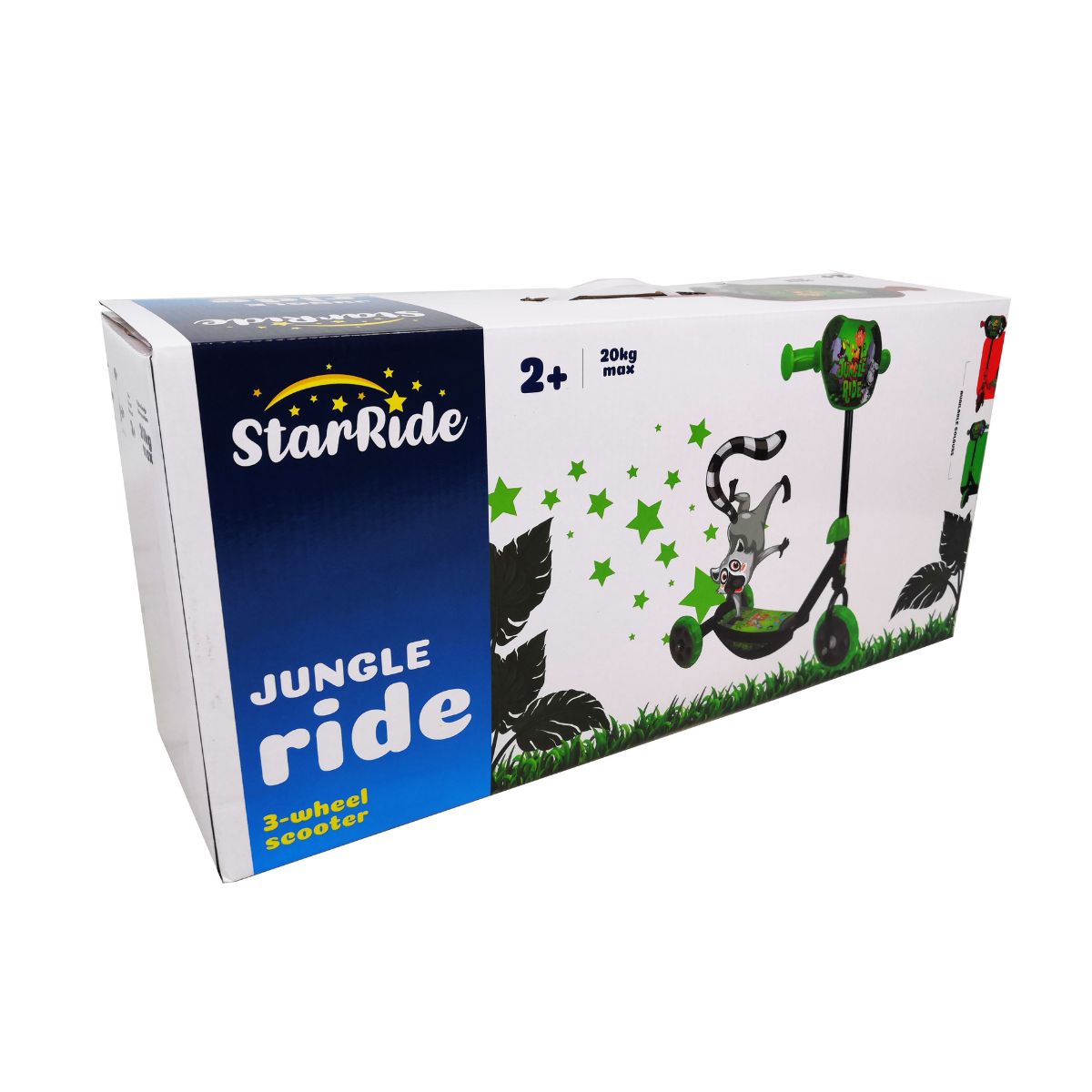 STAR RIDE Jungle Ride, romobil, na 3 kotača - zeleni - Image 4