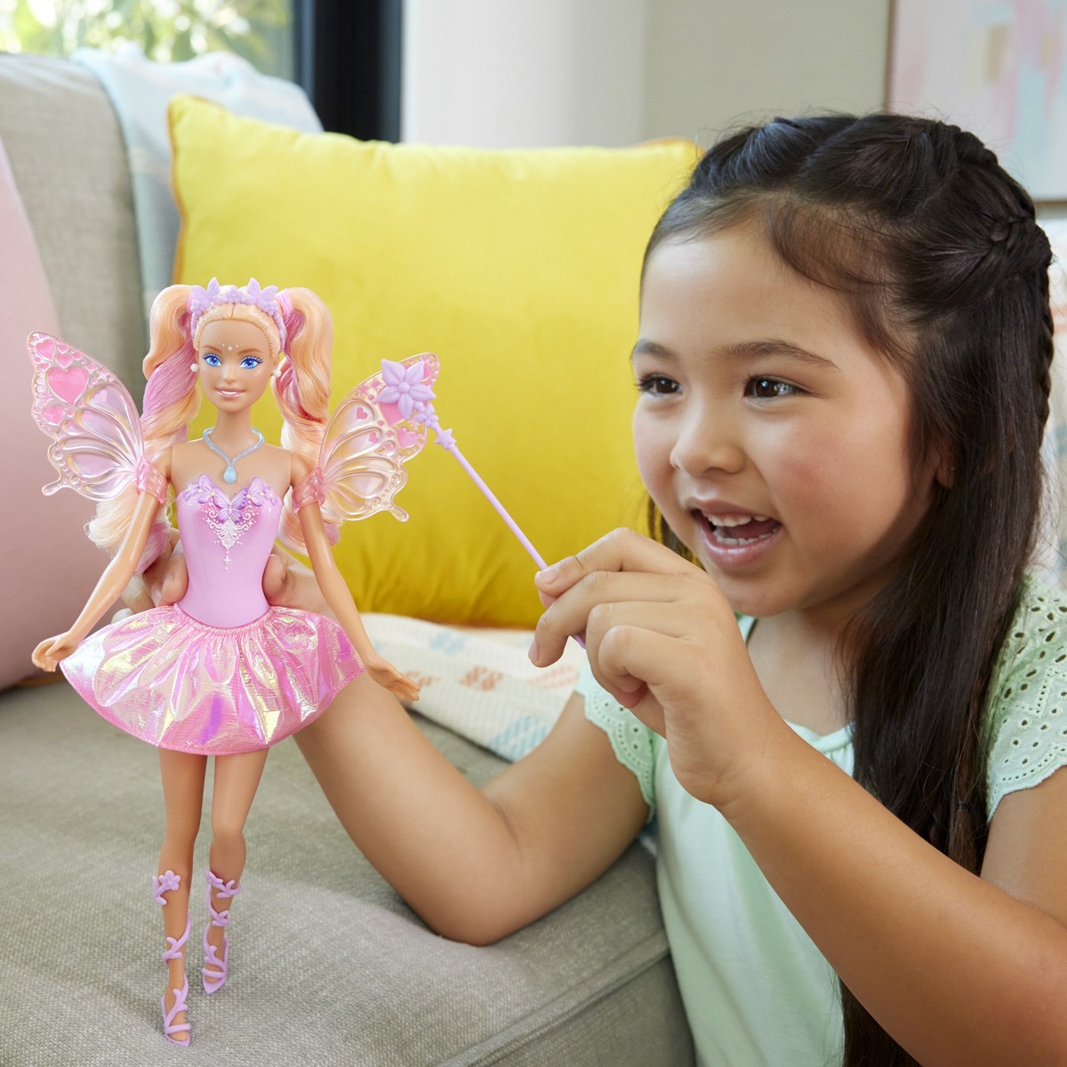 BARBIE vila s promjenom boje, lutka - Image 6