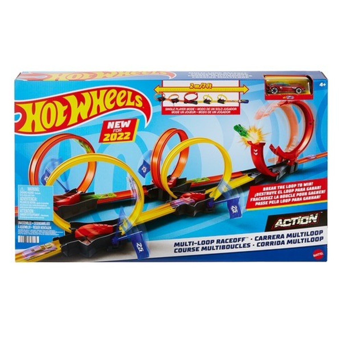HOT WHEELS, akcijski set za utrkivanje, s višestrukim petljama - Image 4