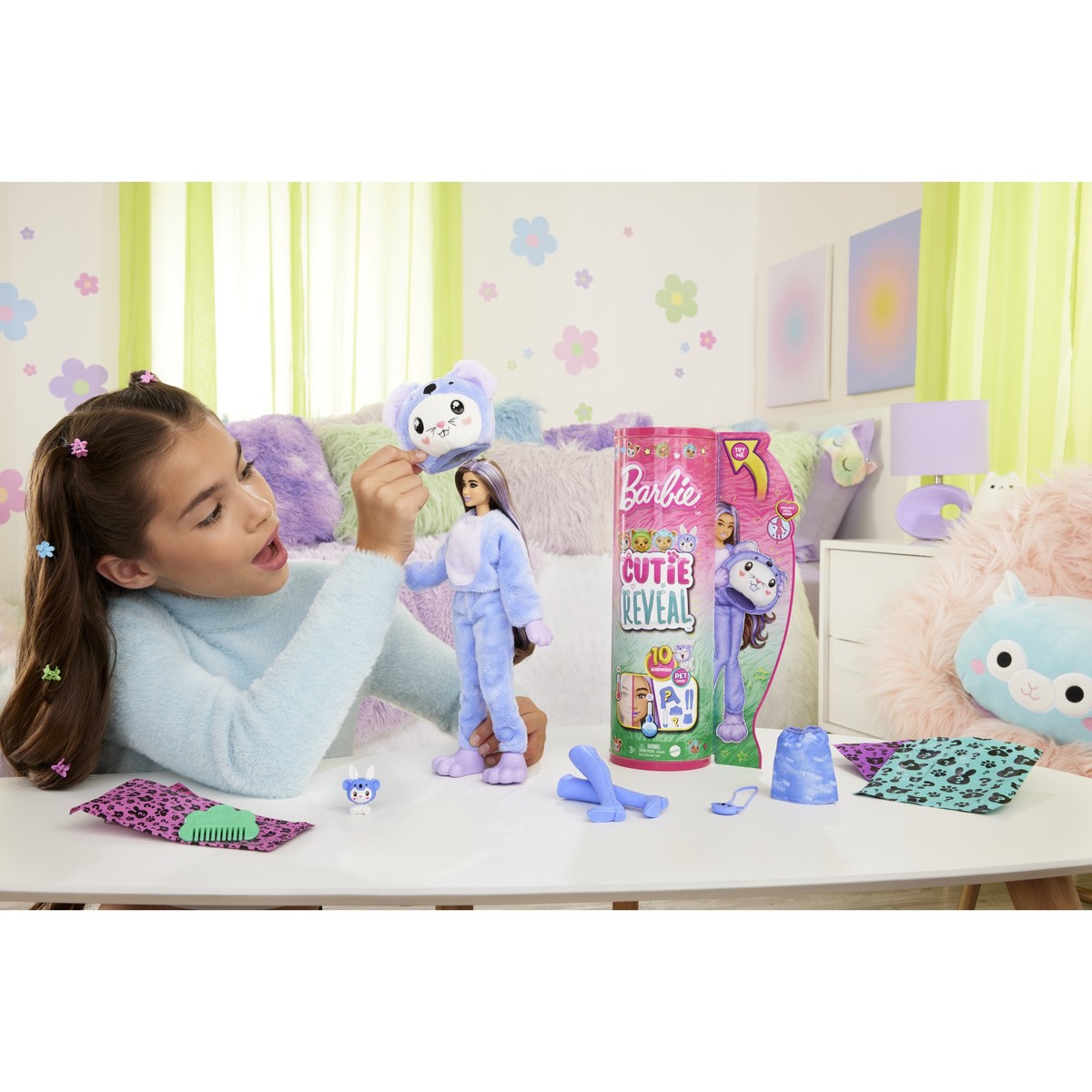 BARBIE Cutie Reveal, lutka, zec i koala - Image 5