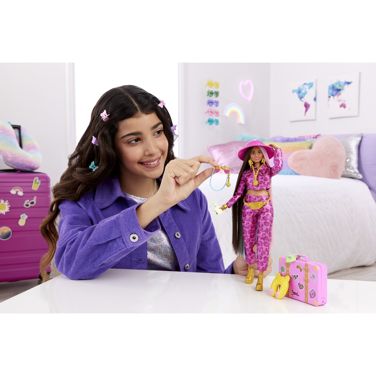 BARBIE Extra, lutka, na putovanju - safari