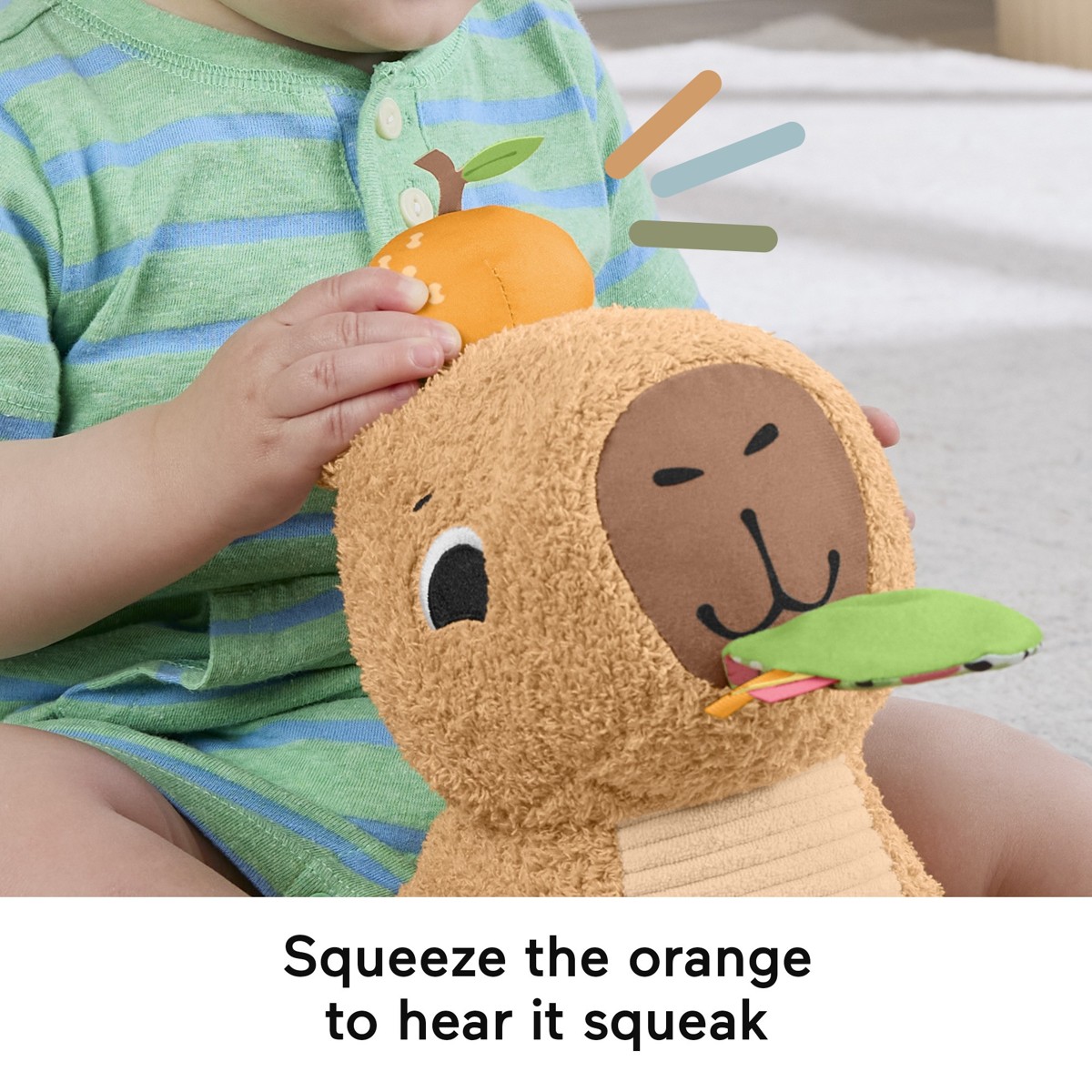 FISHER-PRICE SNUGGLY SNACKY CAPY, plišana igračka - Image 5
