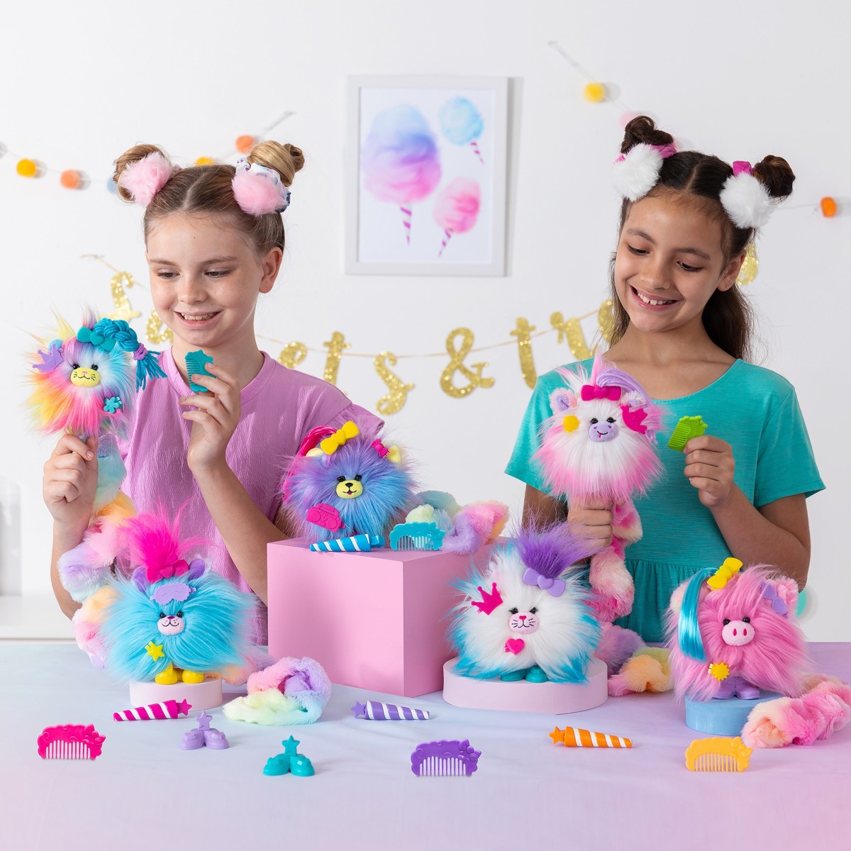 BASIC FUN, plišana igračka, mirišljavi čupavci Cotton CandyKins - Image 8