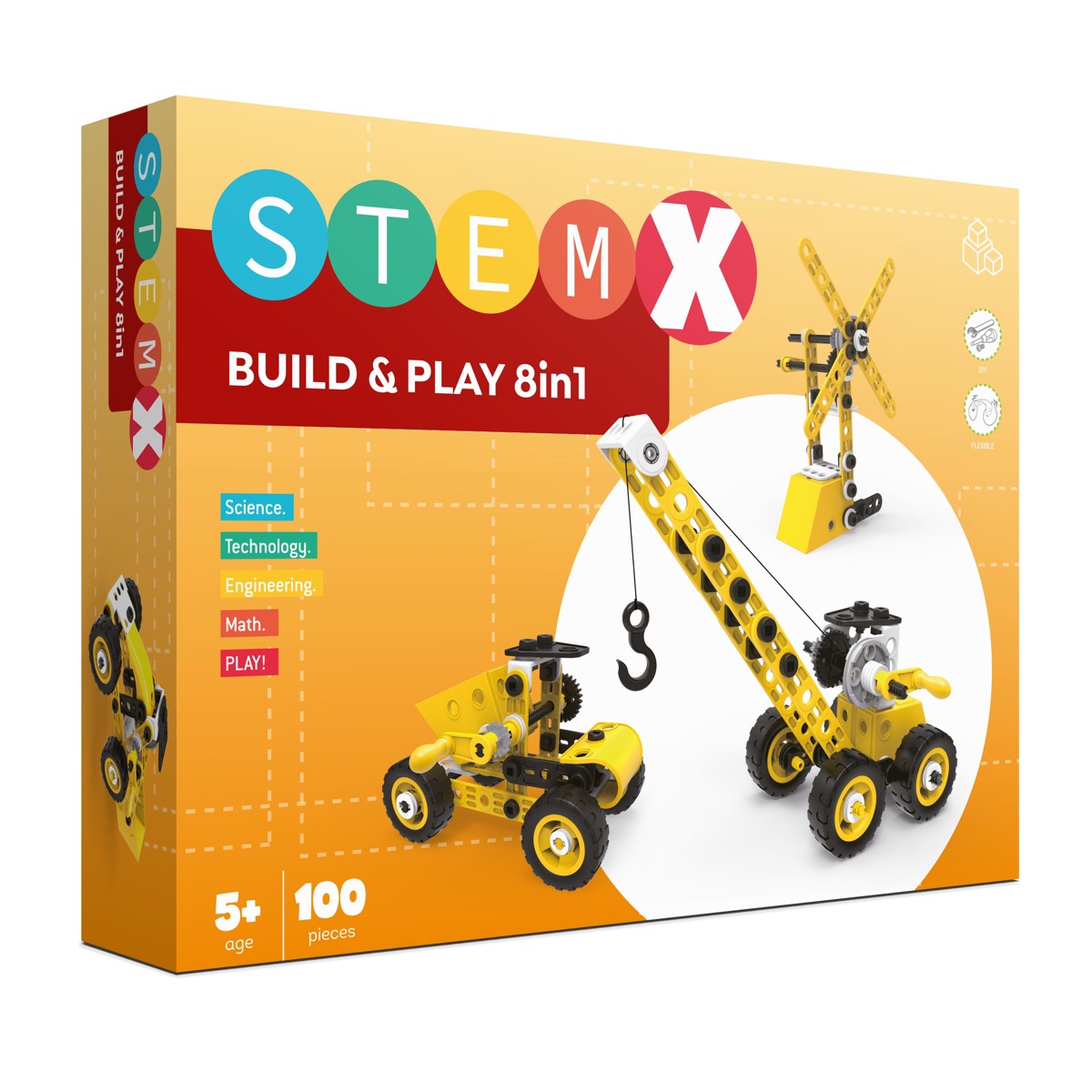 STEMX, set za igru i slaganje, 8u1
