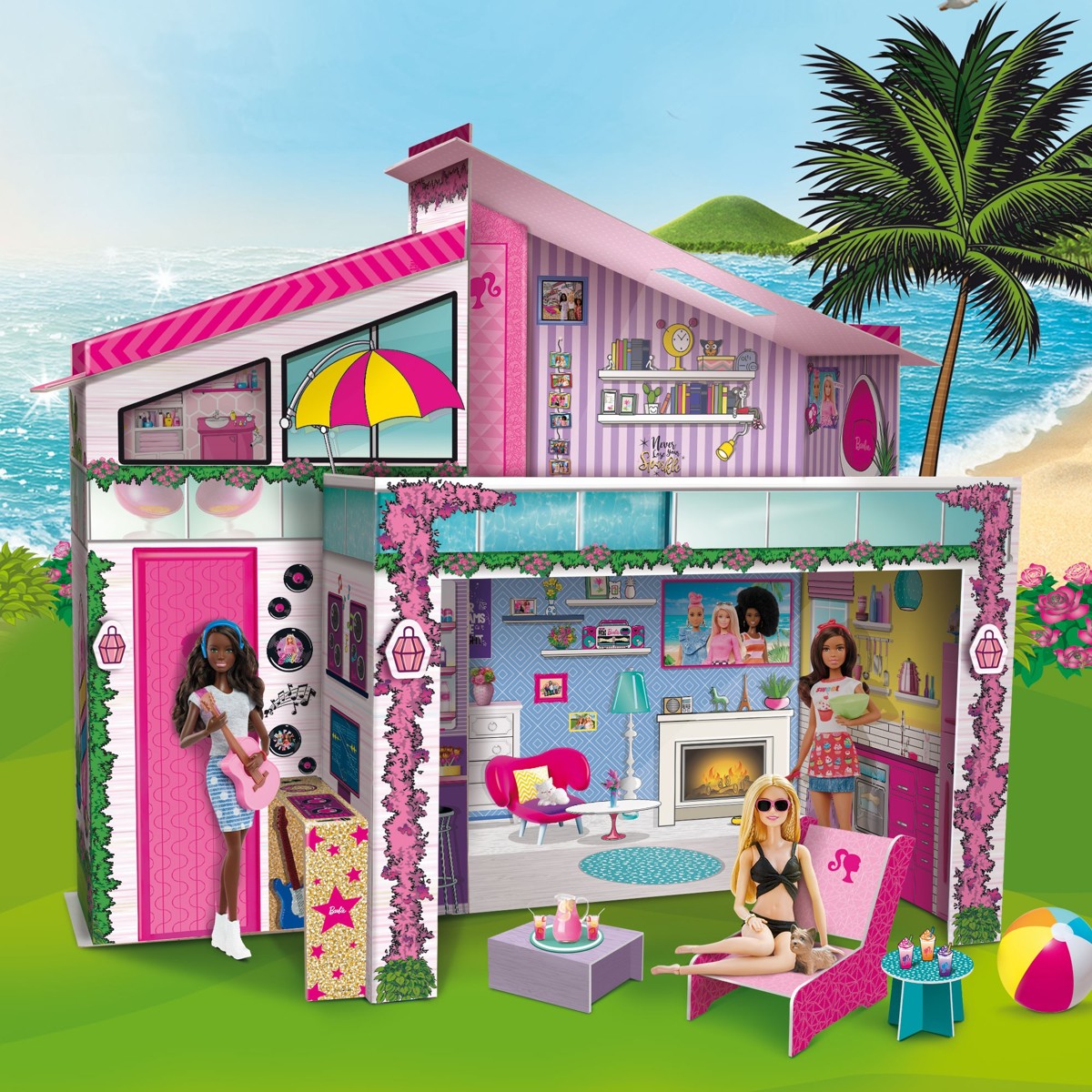 BARBIE, igračka, ljetna vila s lutkom - Image 2