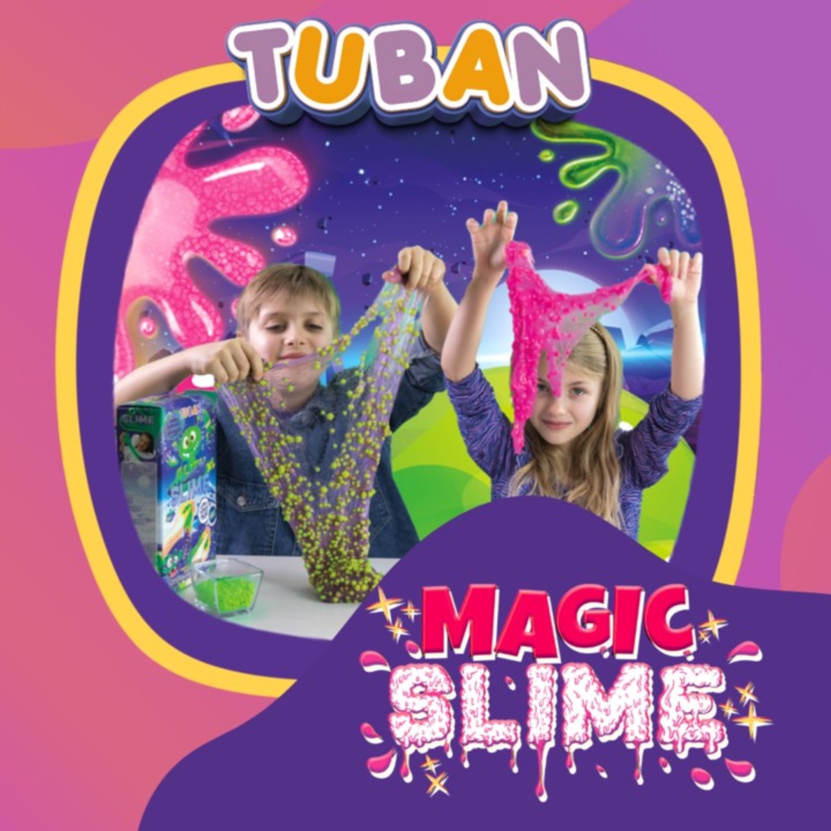 TUBAN, DIY set, slime magični XL - alien - Image 7