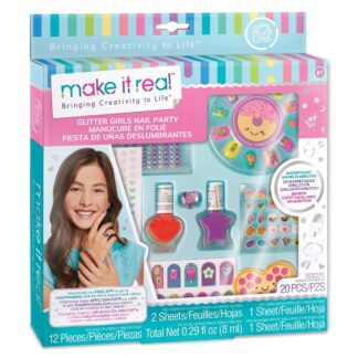 MAKE IT REAL, kreativni set, Glitter nokti - Party