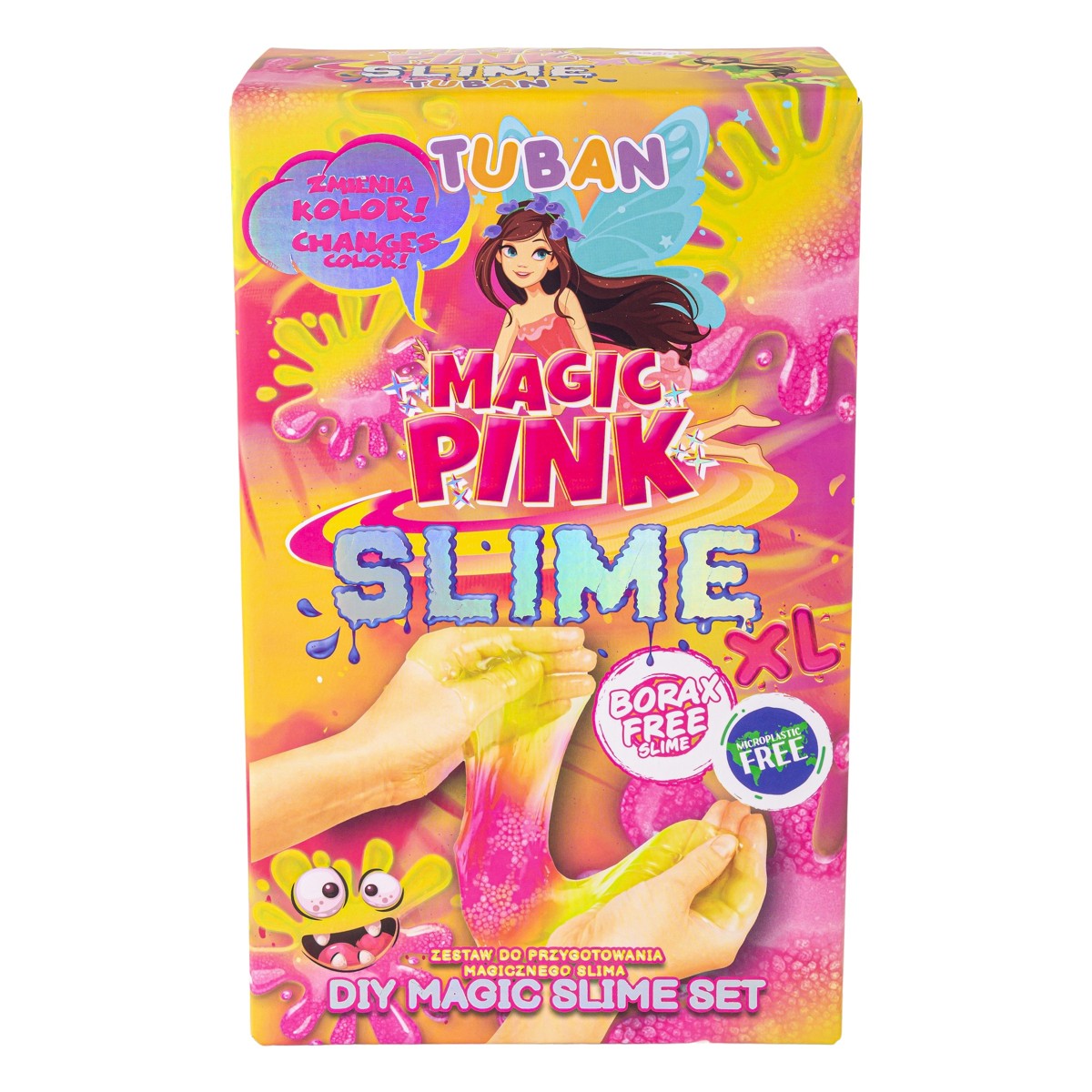 TUBAN, DIY set, slime magični XL - rozi