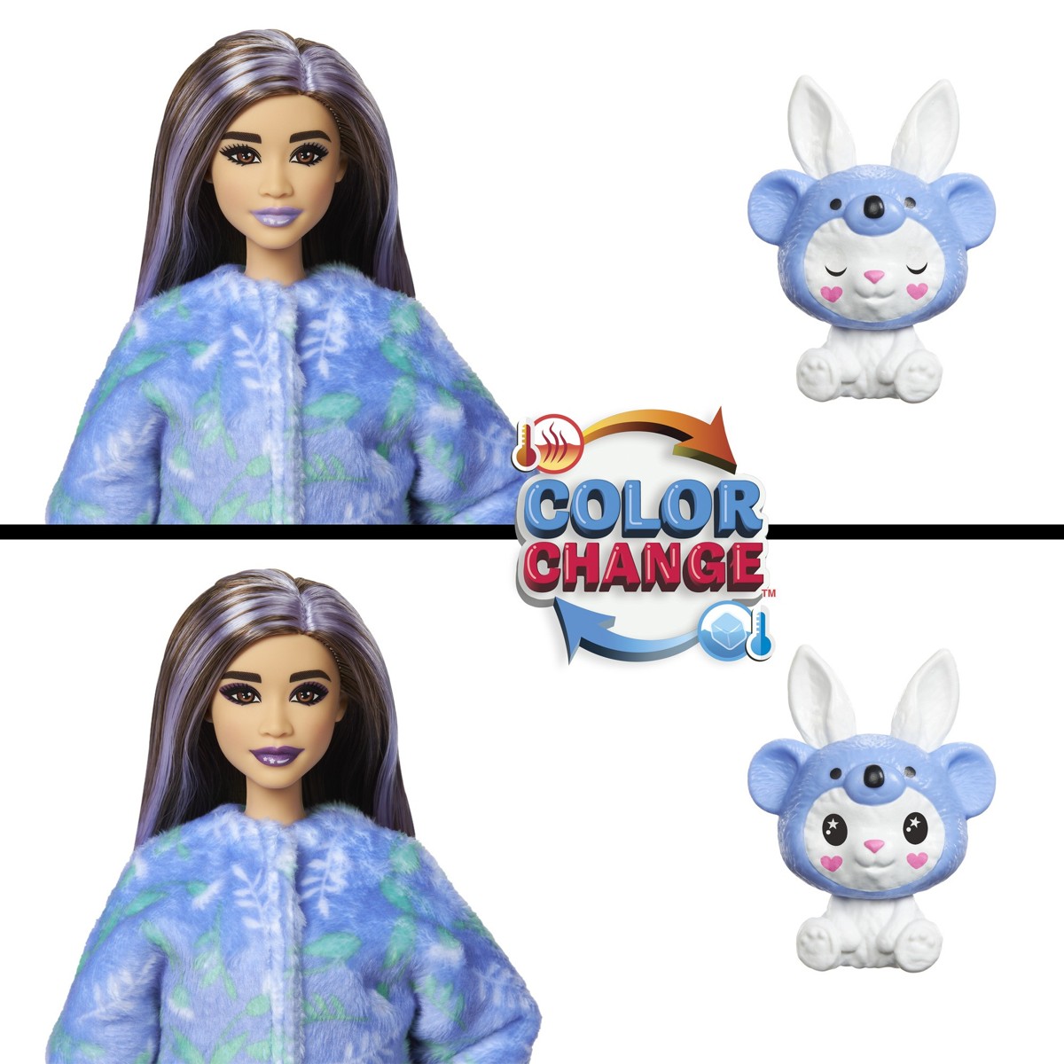 BARBIE Cutie Reveal, lutka, zec i koala - Image 4