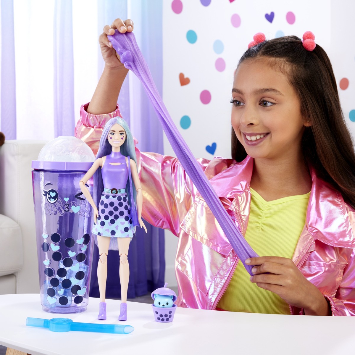 BARBIE Pop Reveal, lutka, taro bubble tea - Image 2