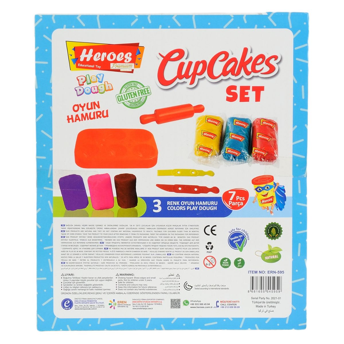 HEROES mini set, plastelin, kolačići - Image 3