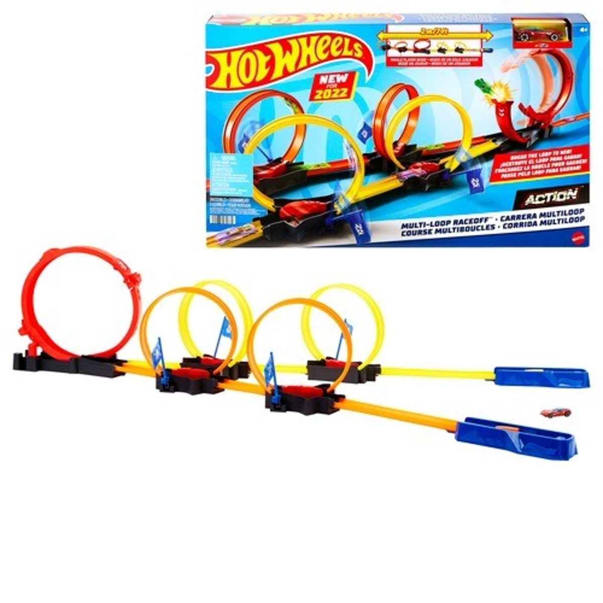 HOT WHEELS, akcijski set za utrkivanje, s višestrukim petljama - Image 2