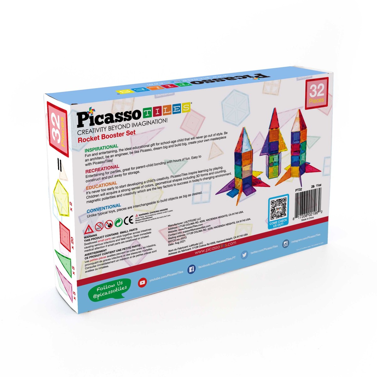 PICASSO TILES, set raketa, 32 kom