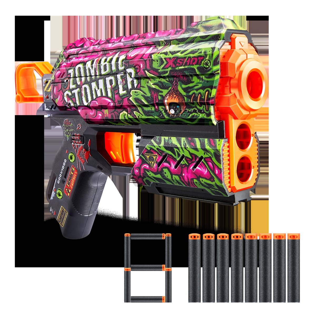 X-SHOT Skins, pištolj, sa spužvastim mecima - Flux - Image 2