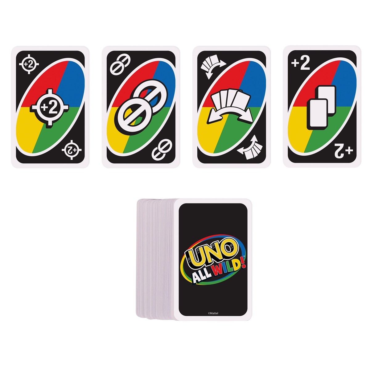 GAMES, društvena igra, Uno karte All wild - Image 3