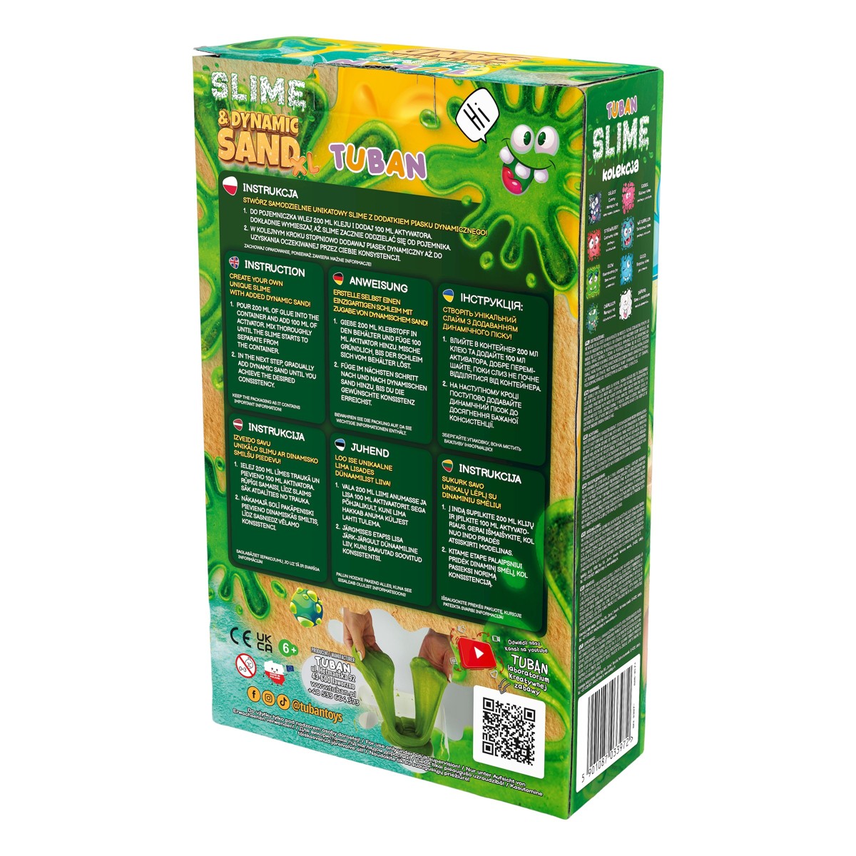 TUBAN, DIY set, slime i pijesak, XL - Image 4
