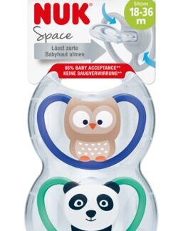 NUK duda varalica - silikon Space s3 (18-36), 2 kom/box 10739501