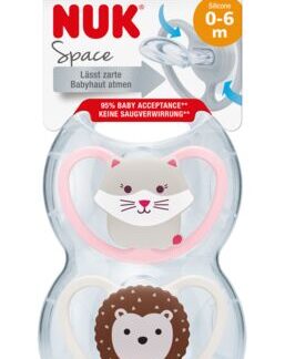 NUK duda varalica - silikon Space s1 (0-6m), 2 kom/box 10730313