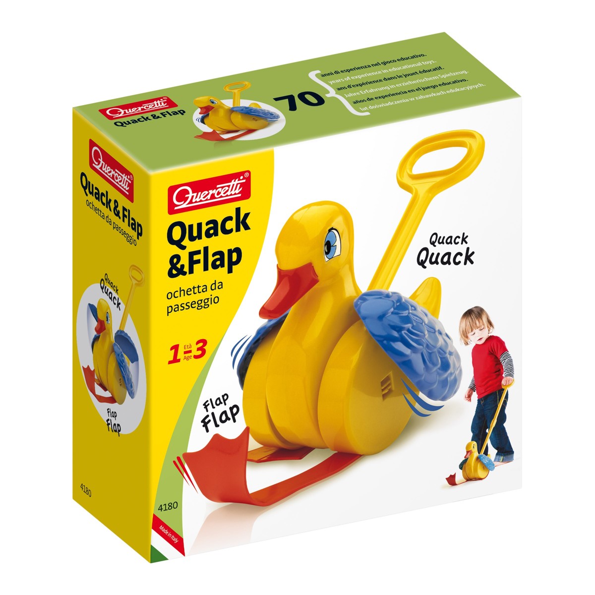 QUERCETTI Quack & Flap, guralica, patka