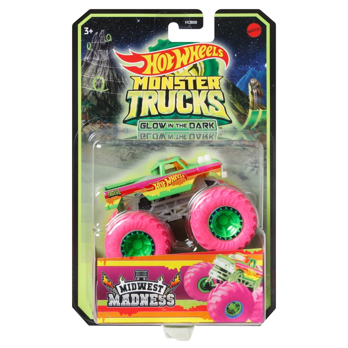 HOT WHEELS Monster Trucks, autić, koji svijetli u mraku - Image 3