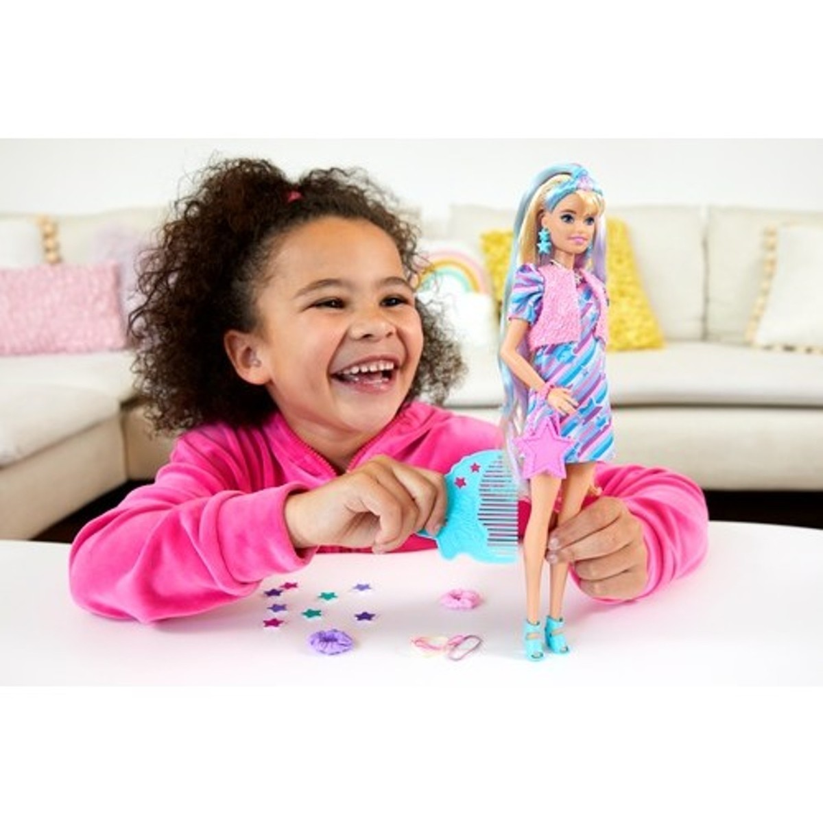 BARBIE, lutka, totally hair plava - Image 8