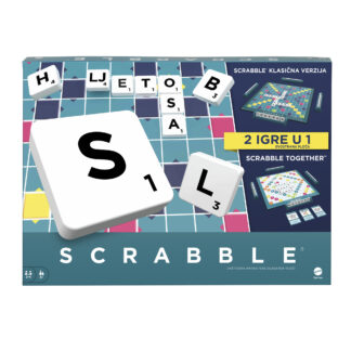 GAMES, društvena igra, Scrabble Original 2u1