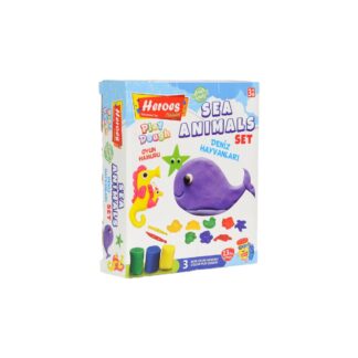 HEROES mini set, plastelin, morske životinje