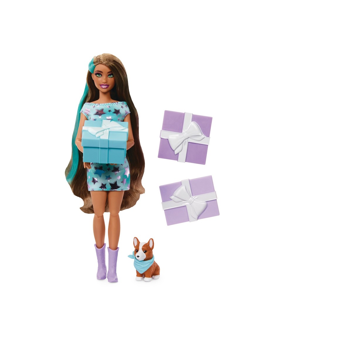 BARBIE rođendanska zabava, lutka, smeđa - Image 2
