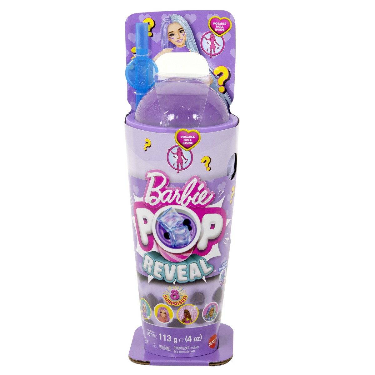 BARBIE Pop Reveal, lutka, taro bubble tea - Image 3