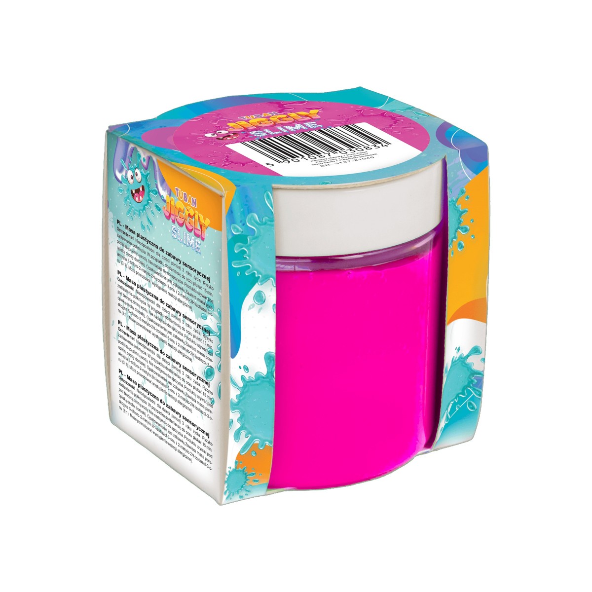 TUBAN Jiggly, slime, rozi, 100 g