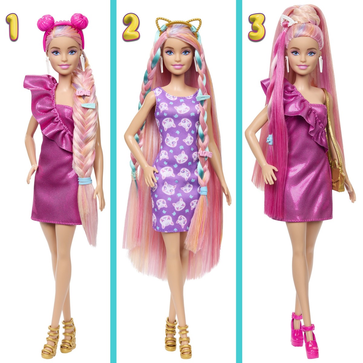 BARBIE, lutka, zabavna igra s kosom - Image 9