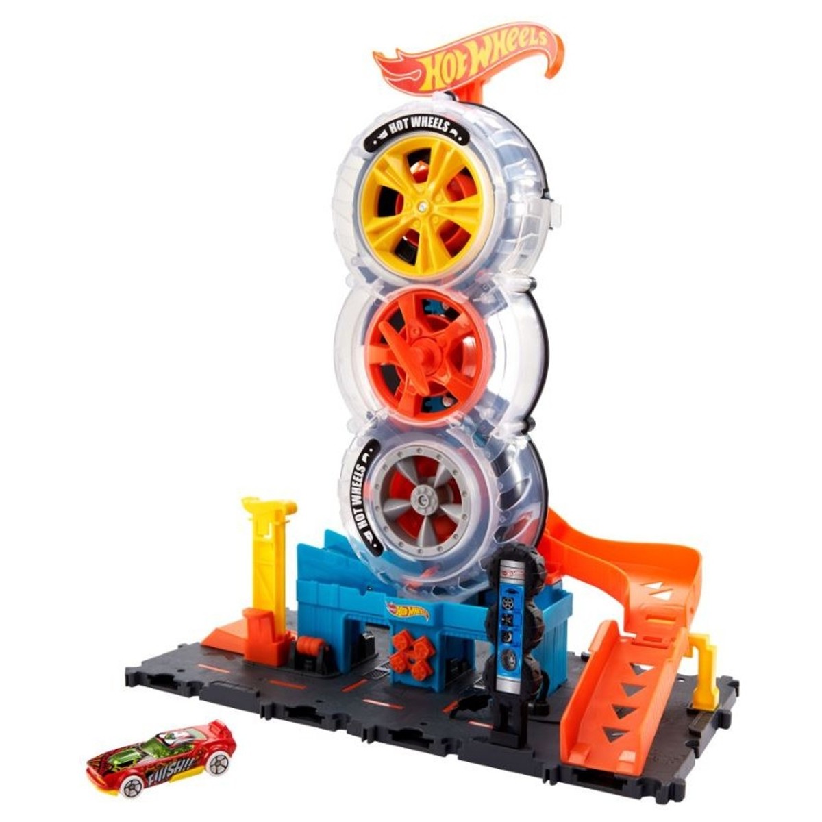 HOT WHEELS City trgovina guma, set