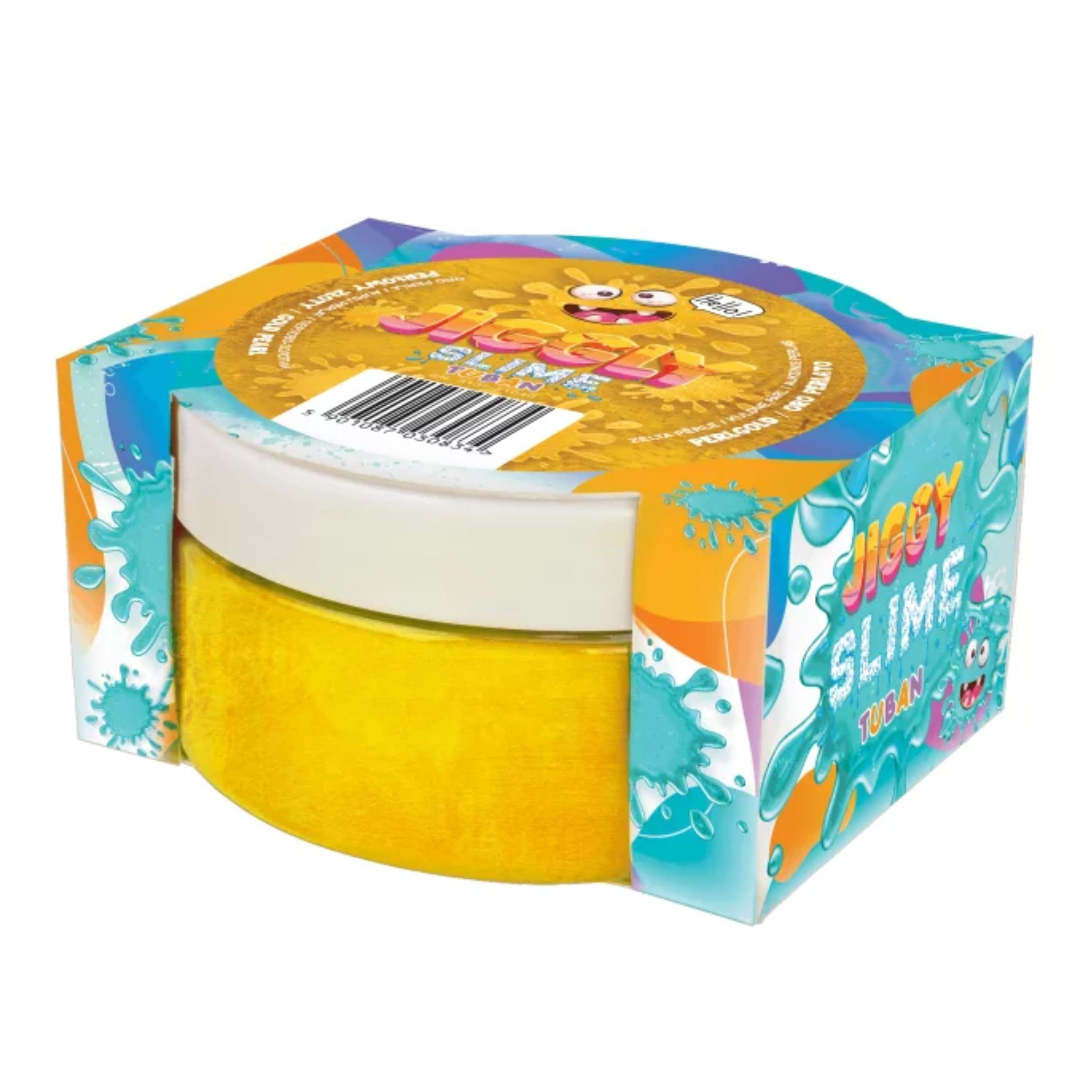 TUBAN Jiggly, slime, žuto zlatni, 200 g