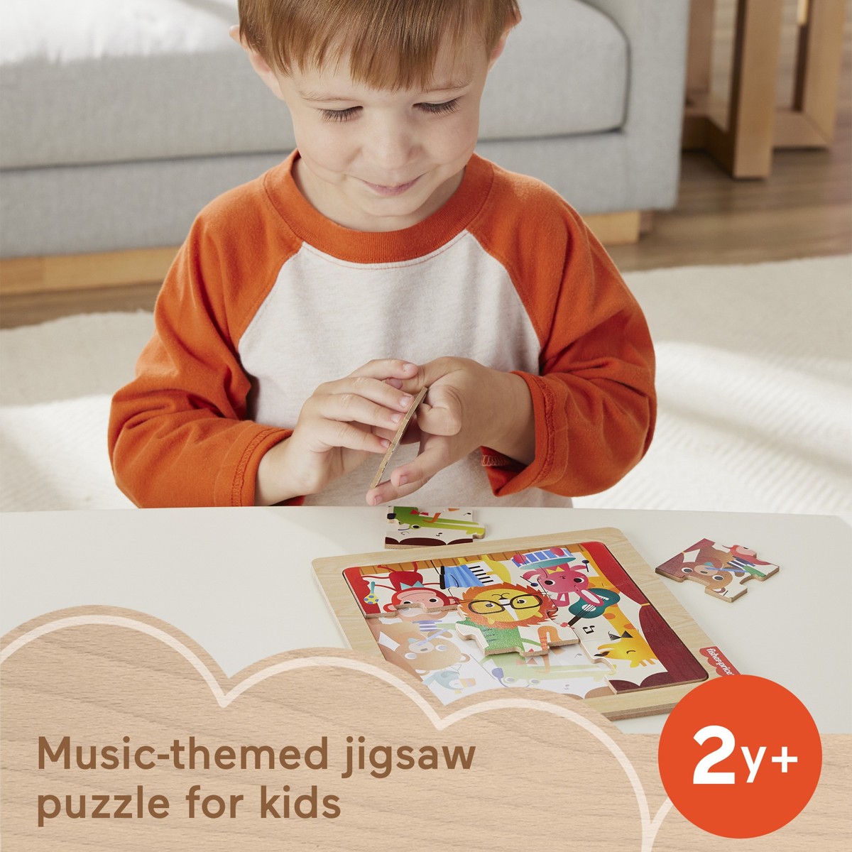 FISHER-PRICE, drvene puzzle - Image 8