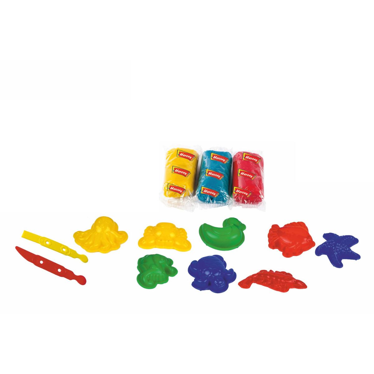 HEROES mini set, plastelin, morske životinje - Image 2