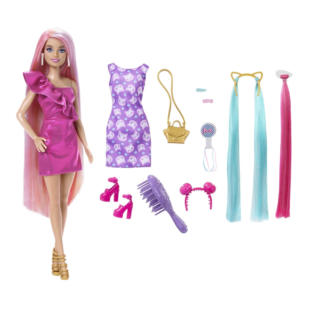 BARBIE, lutka, zabavna igra s kosom - Image 2