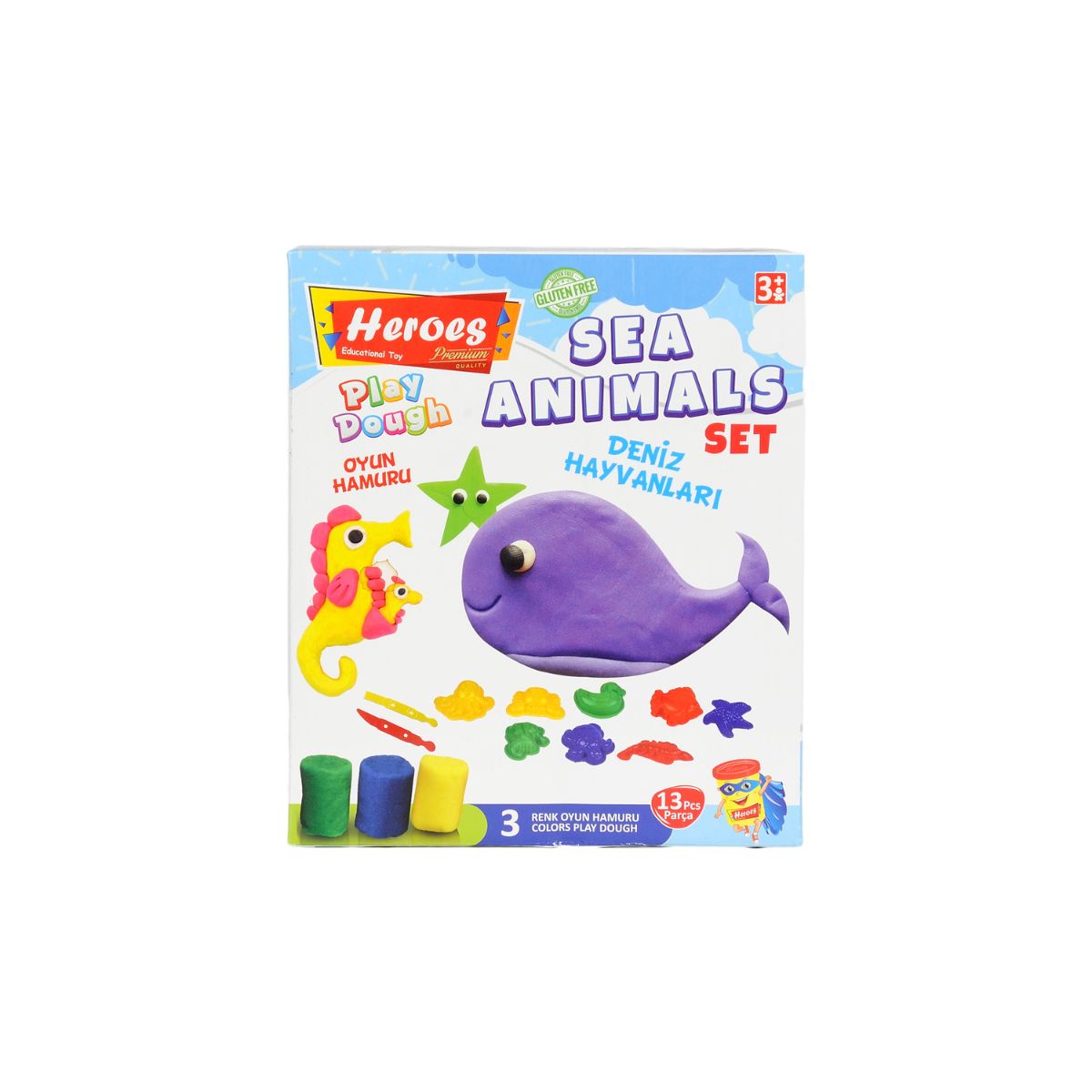 HEROES mini set, plastelin, morske životinje - Image 3