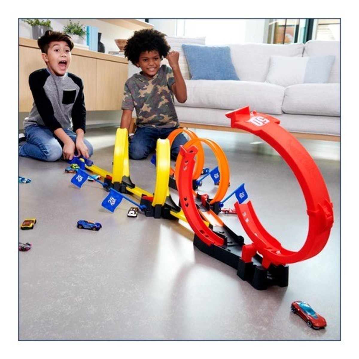 HOT WHEELS, akcijski set za utrkivanje, s višestrukim petljama - Image 6