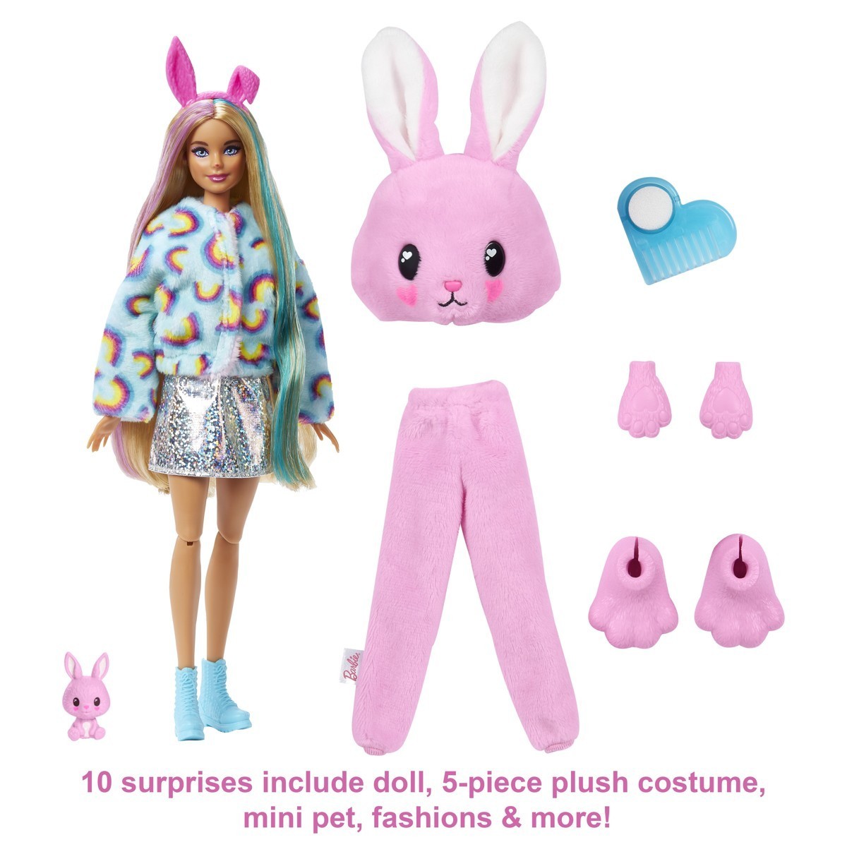 BARBIE Cutie Reveal, igračka majmun/zec - Image 3