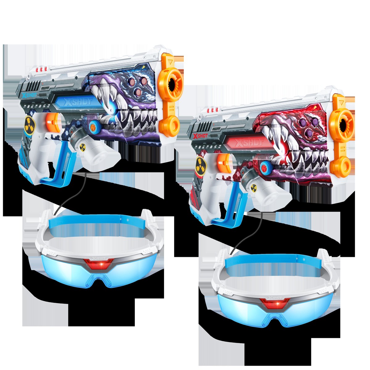 X-SHOT Skins Laser 360, set za igru, pištolj + naočale - Image 3