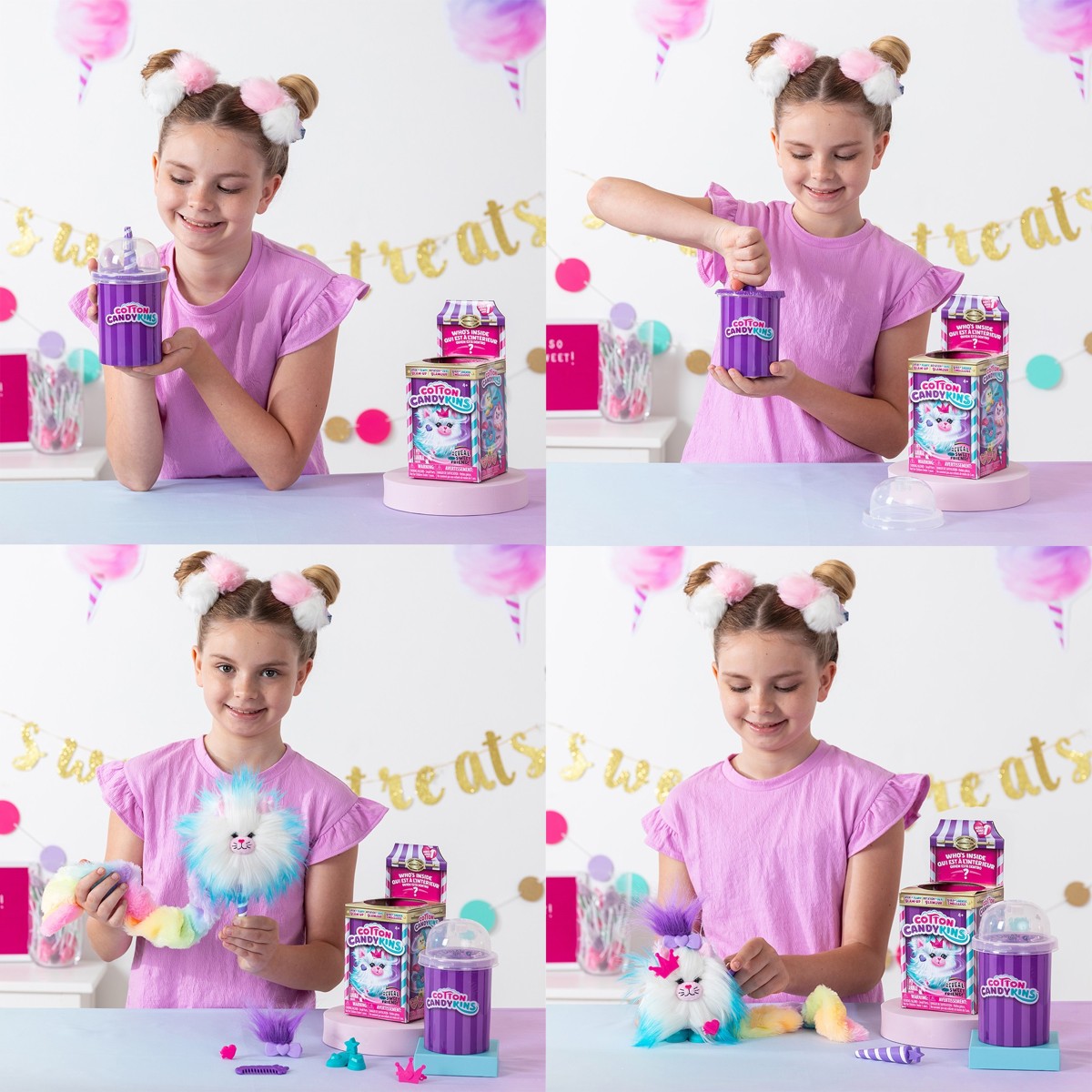 BASIC FUN, plišana igračka, mirišljavi čupavci Cotton CandyKins - Image 6