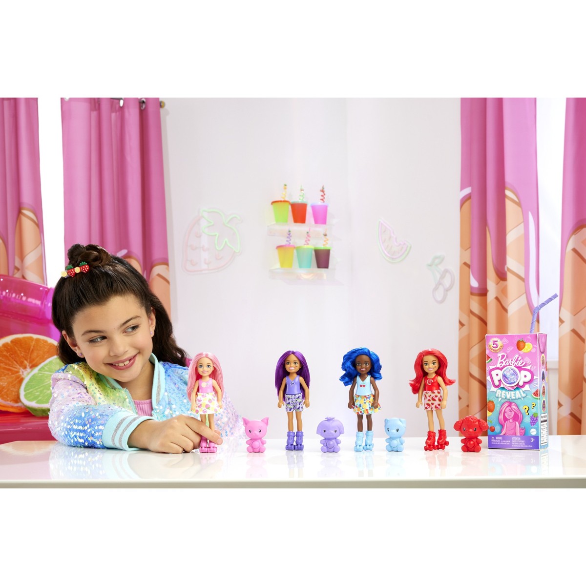 BARBIE Pop Reveal, lutka, voće Chelsea - Image 4