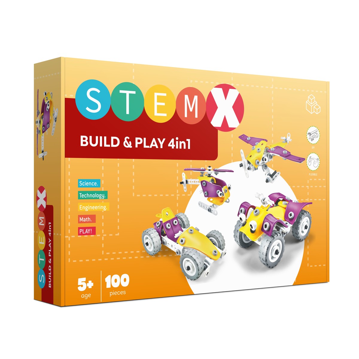 STEMX, set za igru i slaganje, 4u1