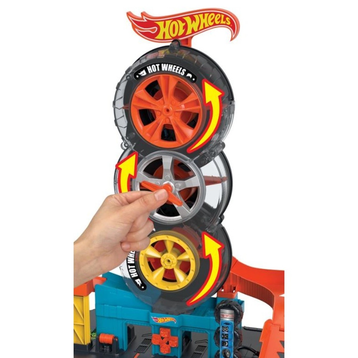 HOT WHEELS City trgovina guma, set - Image 2