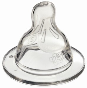 MAM sisač silikon Anti-colic 2+ mj, srednji protok, 2 kom 350610